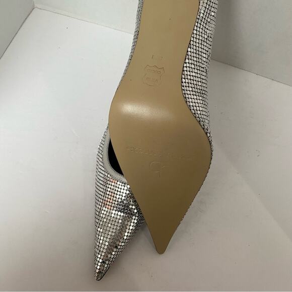 Jessica Bennet Silver Pumps In Size 8.5M - Picture 5 of 7